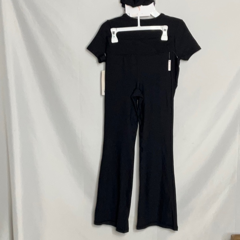 Yogalicious Black Kids 3 Piece Set Size 12 - Picture 4 of 8